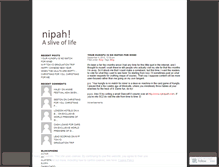 Tablet Screenshot of nipah.wordpress.com