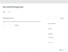 Tablet Screenshot of juliakristinacvj361.wordpress.com