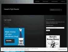 Tablet Screenshot of fighthawaii.wordpress.com