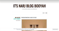 Desktop Screenshot of itsnarjtime.wordpress.com
