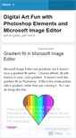 Mobile Screenshot of digitalartfun.wordpress.com