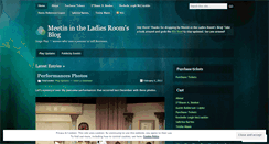 Desktop Screenshot of meetinintheladiesroom.wordpress.com