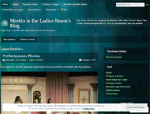 Tablet Screenshot of meetinintheladiesroom.wordpress.com