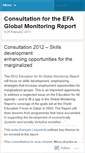 Mobile Screenshot of gmrconsultation.wordpress.com