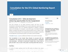 Tablet Screenshot of gmrconsultation.wordpress.com