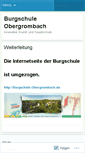 Mobile Screenshot of burgschuleobergrombach.wordpress.com