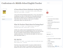 Tablet Screenshot of aminusteacher.wordpress.com