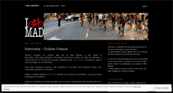 Desktop Screenshot of ibikemadrid.wordpress.com