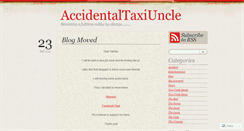 Desktop Screenshot of accidentaltaxiuncle.wordpress.com