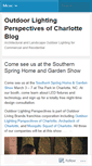 Mobile Screenshot of outdoorlightingcharlotte.wordpress.com