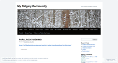 Desktop Screenshot of mycalgarycommunity.wordpress.com
