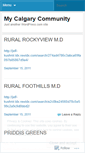 Mobile Screenshot of mycalgarycommunity.wordpress.com
