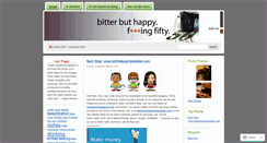 Desktop Screenshot of bitterbuthappy.wordpress.com