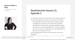 Desktop Screenshot of kristenkohler.wordpress.com