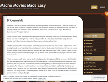 Tablet Screenshot of machomoviesmadeeasy.wordpress.com