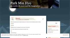 Desktop Screenshot of minhyopark.wordpress.com