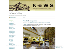 Tablet Screenshot of hdesigngroup.wordpress.com