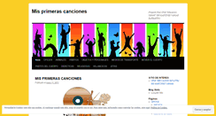 Desktop Screenshot of misprimerascanciones.wordpress.com