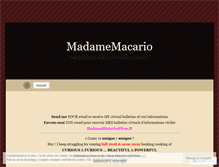 Tablet Screenshot of madamemacario.wordpress.com