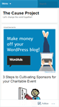 Mobile Screenshot of causeproject.wordpress.com