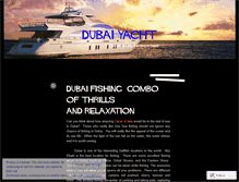 Tablet Screenshot of dubaiyacht.wordpress.com