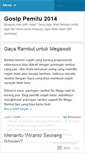 Mobile Screenshot of gosippemilu.wordpress.com