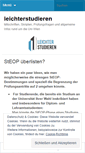 Mobile Screenshot of leichterstudieren.wordpress.com