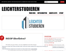 Tablet Screenshot of leichterstudieren.wordpress.com