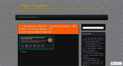 Desktop Screenshot of cyberitsupport.wordpress.com