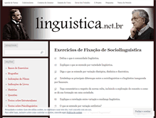 Tablet Screenshot of linguisticabr.wordpress.com