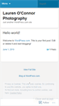 Mobile Screenshot of laurenoconnor.wordpress.com