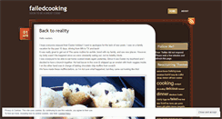 Desktop Screenshot of failedcooking.wordpress.com