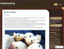 Tablet Screenshot of failedcooking.wordpress.com