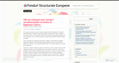 Desktop Screenshot of fondurieuro.wordpress.com