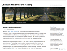 Tablet Screenshot of ministryfundraising.wordpress.com