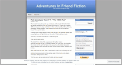 Desktop Screenshot of friendfiction.wordpress.com