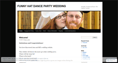 Desktop Screenshot of funnyhatdancepartywedding.wordpress.com