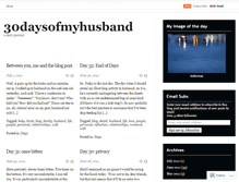 Tablet Screenshot of 30daysofmyhusband.wordpress.com