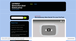Desktop Screenshot of liposuctionalternatives.wordpress.com