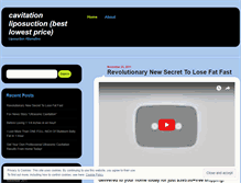 Tablet Screenshot of liposuctionalternatives.wordpress.com