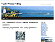 Tablet Screenshot of crystalpineapple.wordpress.com