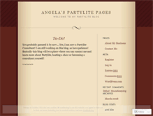 Tablet Screenshot of mypartylite.wordpress.com
