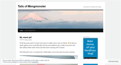 Desktop Screenshot of mengmonster.wordpress.com