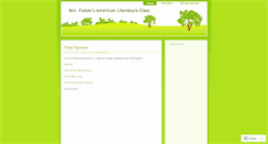 Desktop Screenshot of dcsamericanliterature.wordpress.com