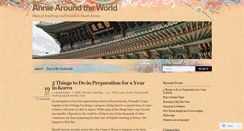 Desktop Screenshot of annieadventures.wordpress.com