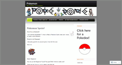 Desktop Screenshot of 0pokemon0.wordpress.com
