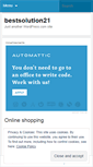 Mobile Screenshot of bestsolution21.wordpress.com