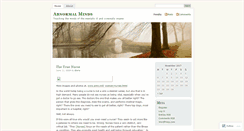 Desktop Screenshot of abnormalminds.wordpress.com