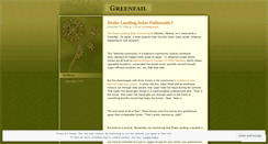 Desktop Screenshot of greenfail.wordpress.com