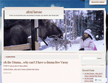 Tablet Screenshot of alexilarose.wordpress.com
